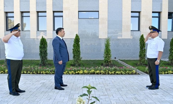 Президент Садыр Жапаров принял участие в открытии нового здания органов нацбезопасности