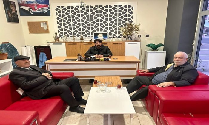 HAYIR SEVER İŞ ADAMI MEHMET İPEK`TEN AZİZ AKKUŞ `A ZİYARET